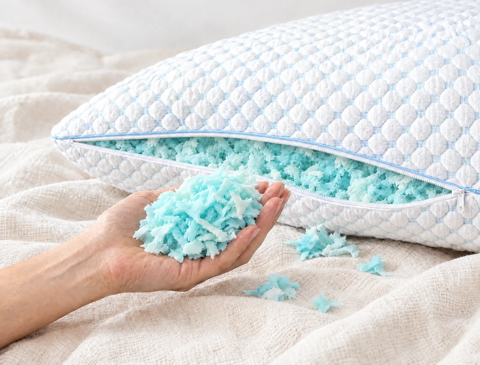 Wolkenkissen mit zerkleinerter Schaumfüllung